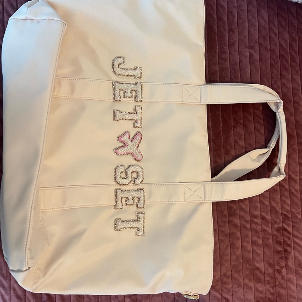 Beige Tote Bag